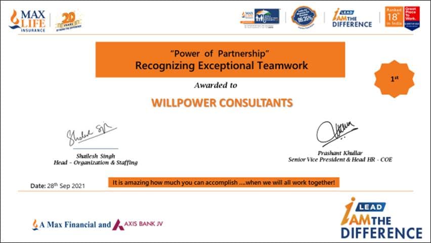 Partnership Recognition